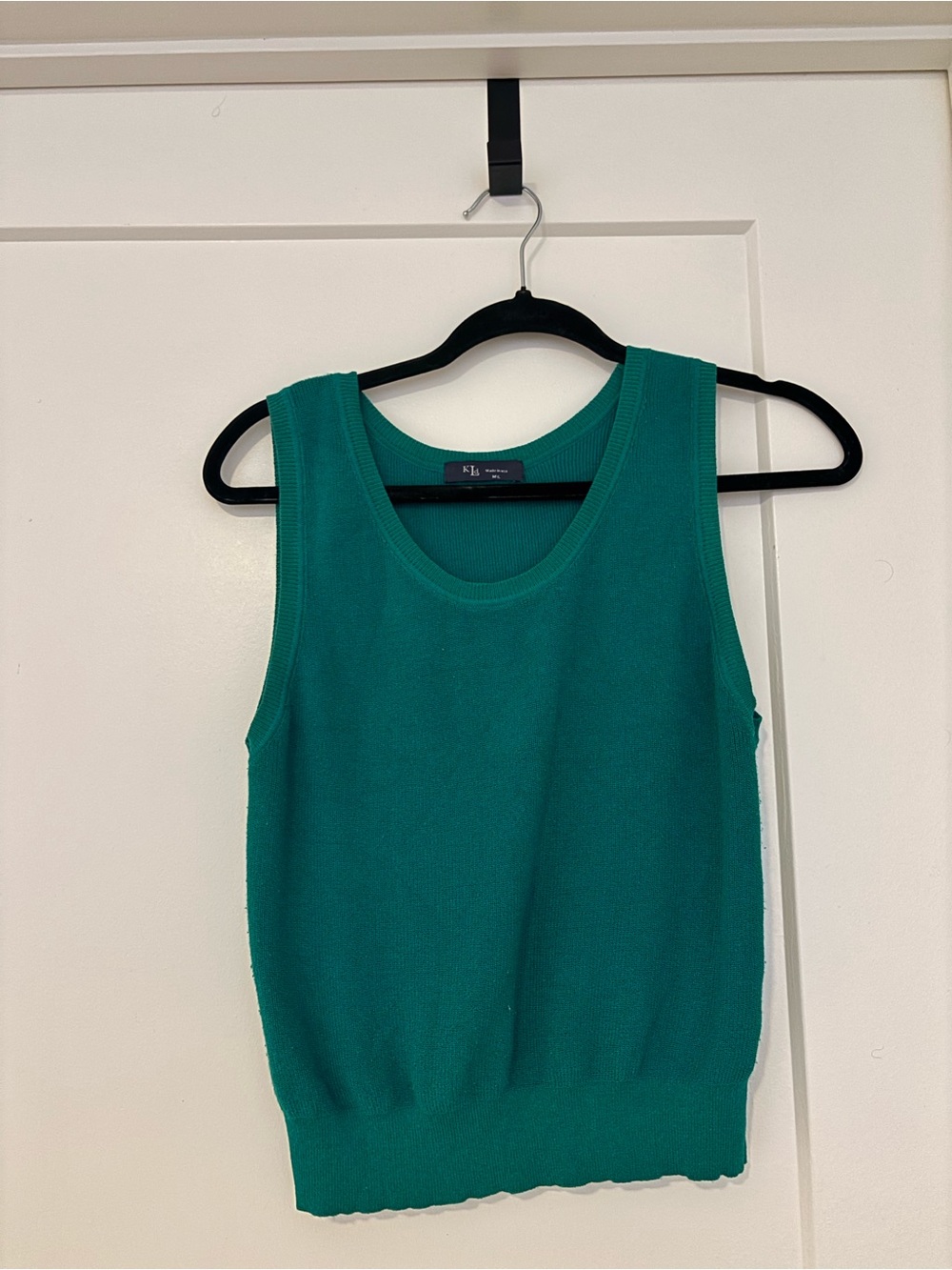 Green sweater vest